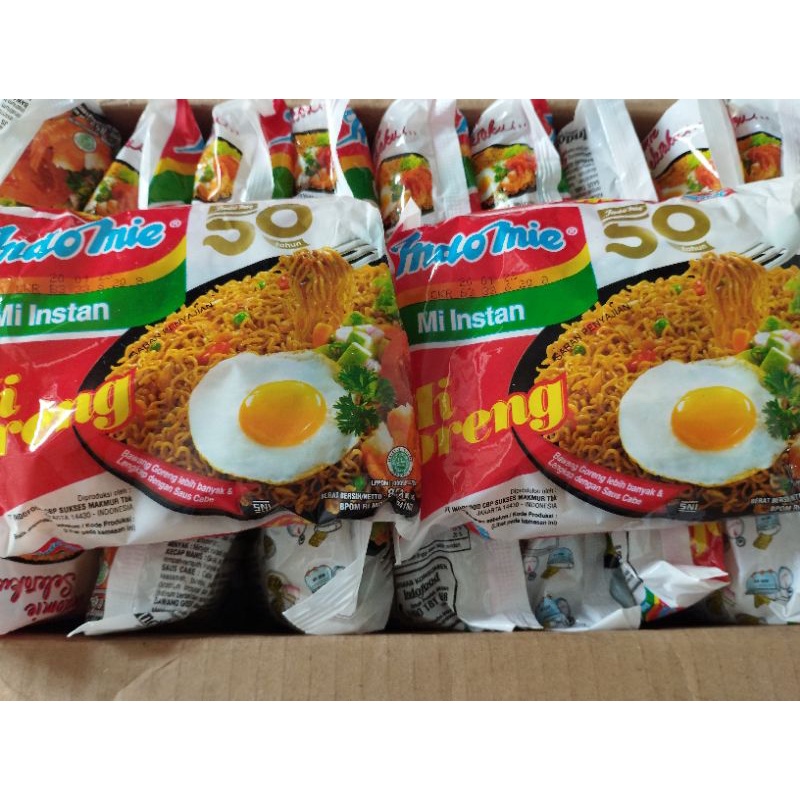 

Indomie Goreng/soto/ayam bawang