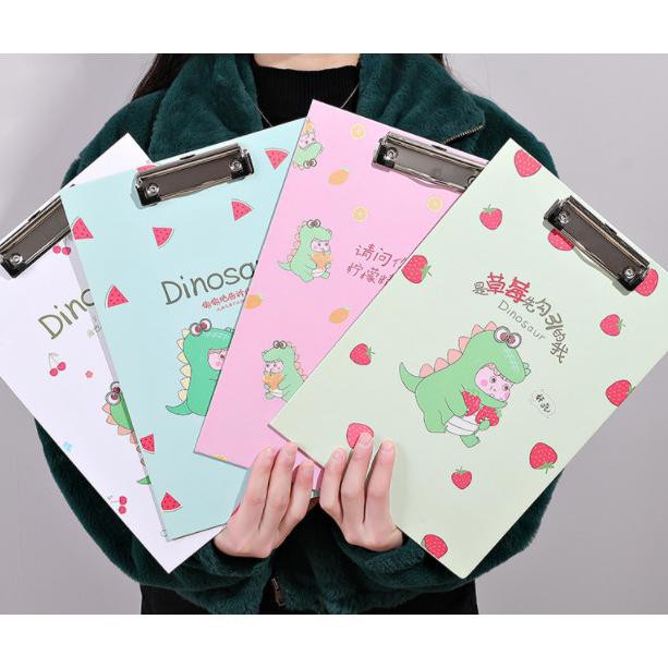 Papan Ujian / Papan Jalan Clipboard Lucu Dino