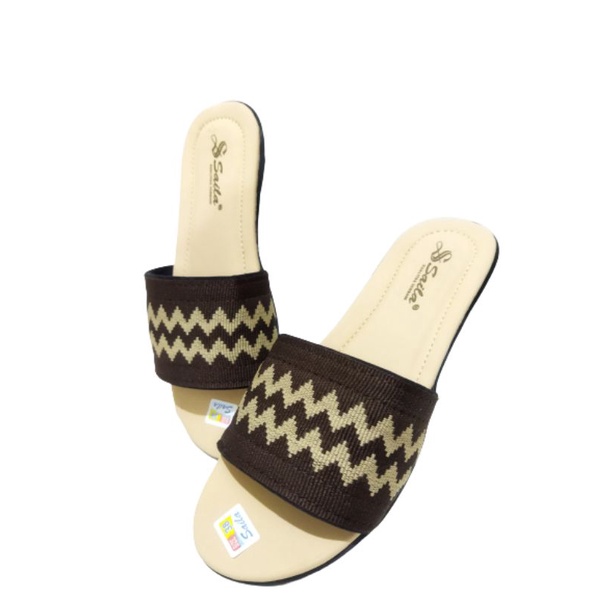 Sandal wanita turki rajut wedges terbaru saila/sandal wanita turki