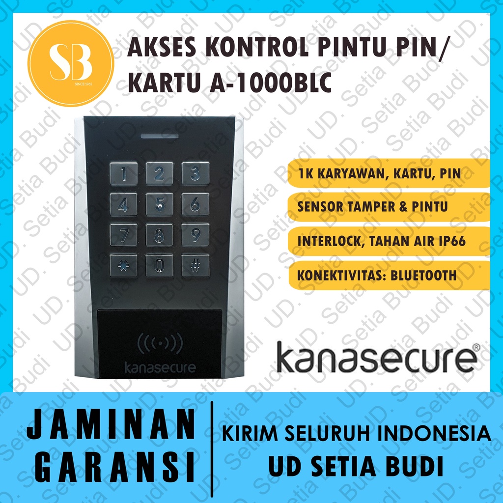 Akses Kontrol Pintu Kanasecure A-1000BLC 1000 BLC