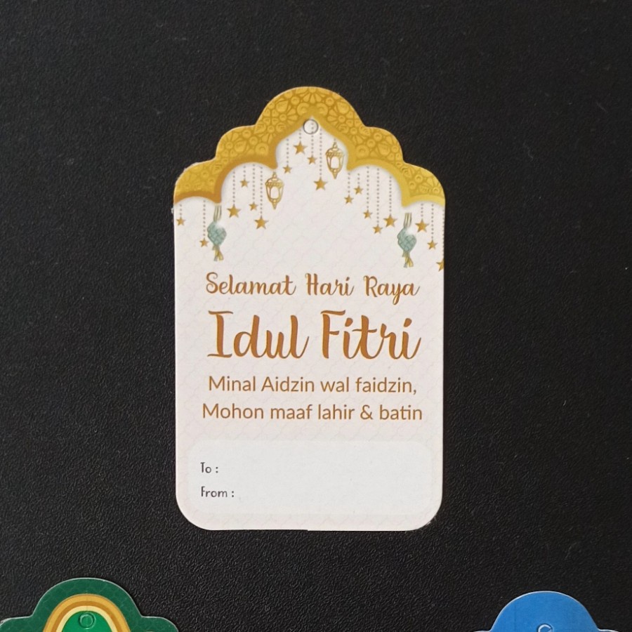 Hang Tag Idul Fitri Lebaran Ramadhan Paper Tag Gantungan Kartu DPIF Kartu Gantung Lebaran Ramadan Eid Mubarak