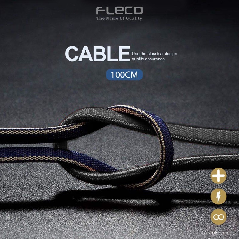 PROMO KABEL DATA FLECO F310 MICRO / TYPE C FAST CHARGING ORIGINAL SAFE SPEED NEW GAMING CABLE