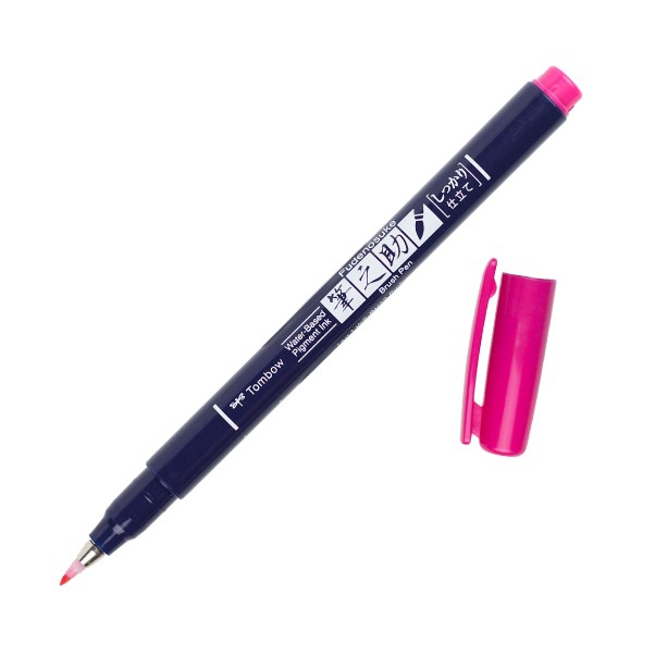 

Fudenosuke Colours Brush Pen Tombow Waterproof Pink