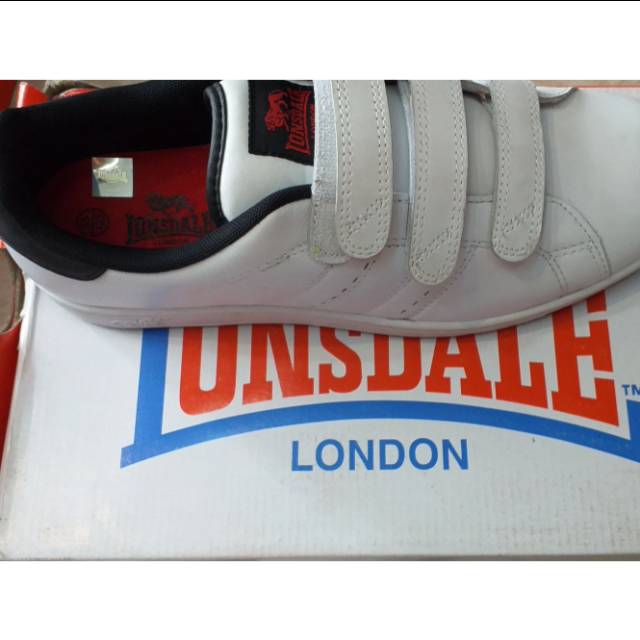 Lonsdale original leyton Velcro kulit 100%