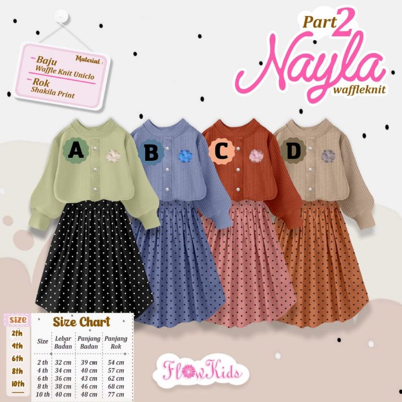 SET NAYLA WAFFLEKNIT PART 2