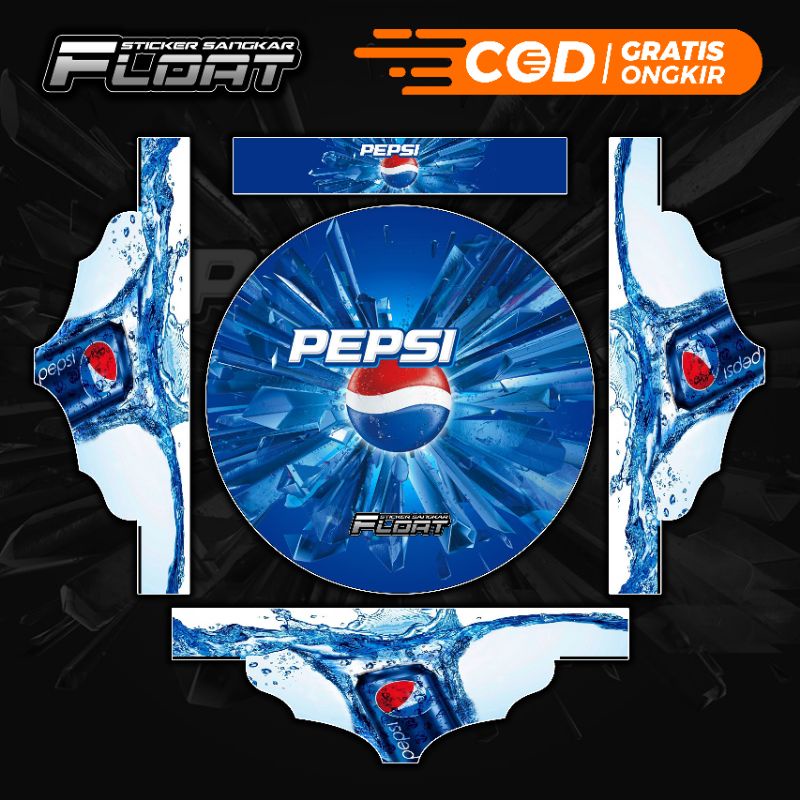 STIKER DECAL SANGKAR TEBOK LOVEBIRD PVC