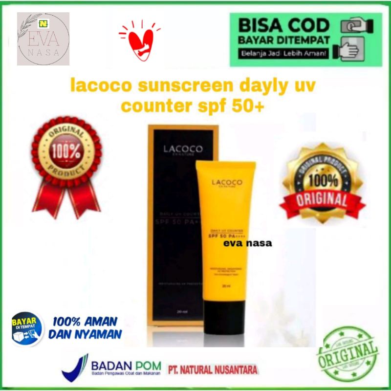 COD / LACOCO SUNSCREEN DAILY UV / SUNSCREEN NASA LACOCO / LACOCO SUNSCREEN / ANTI FLEK HITAM LACOCO