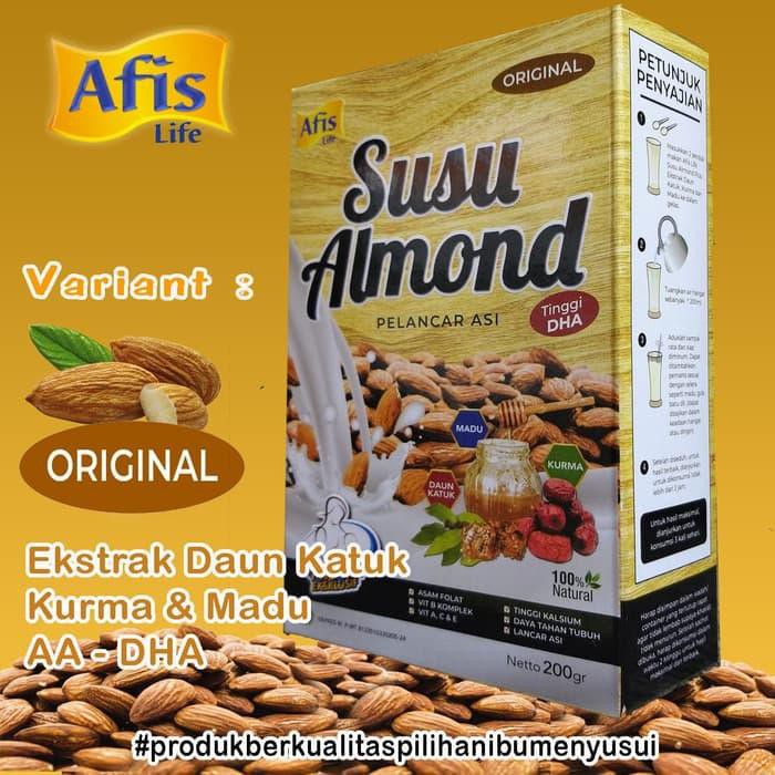 Afis Life Susu Almond Pelancar Asi - 200gr (Tersedia varian rasa)