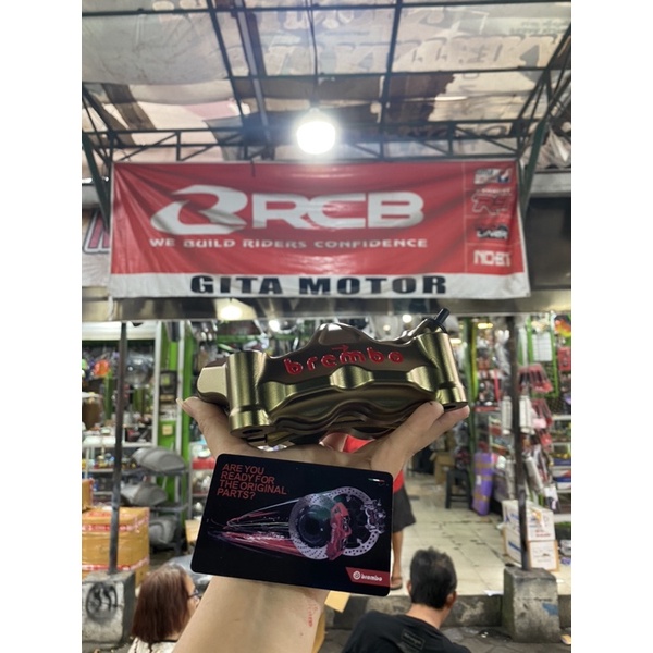 kaliper brembo GP4 GP4rx m50 brown grade A thailand 4 piston pitch 100
