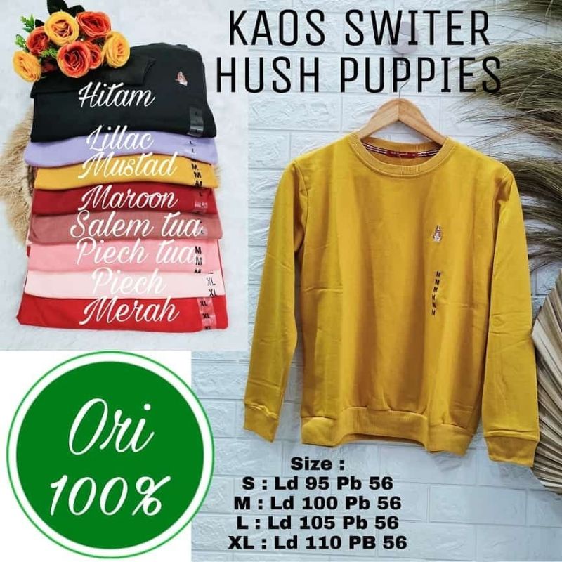 KAOS SWITER HUSH PUPPIES