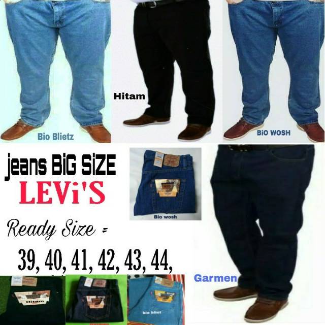 Celana jeans BiG Size pria/Celana Levis Jumbo size 39-44