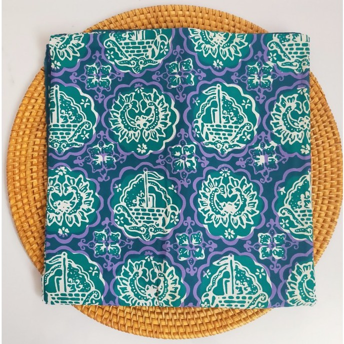 Kain Batik Katun - Asli Cap Semi Tulis Jambi - Zallatra J3U