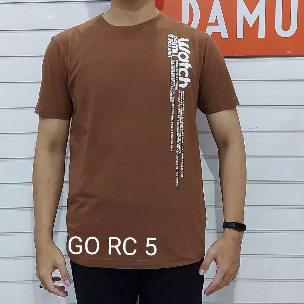 gos RC DAMOR (CRESSIDA) Baju Cowok Reguler Kaos Pria Lengan Pendek Original