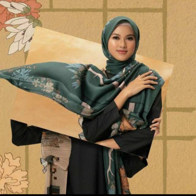 Jana scarf kamiidea warna kelly