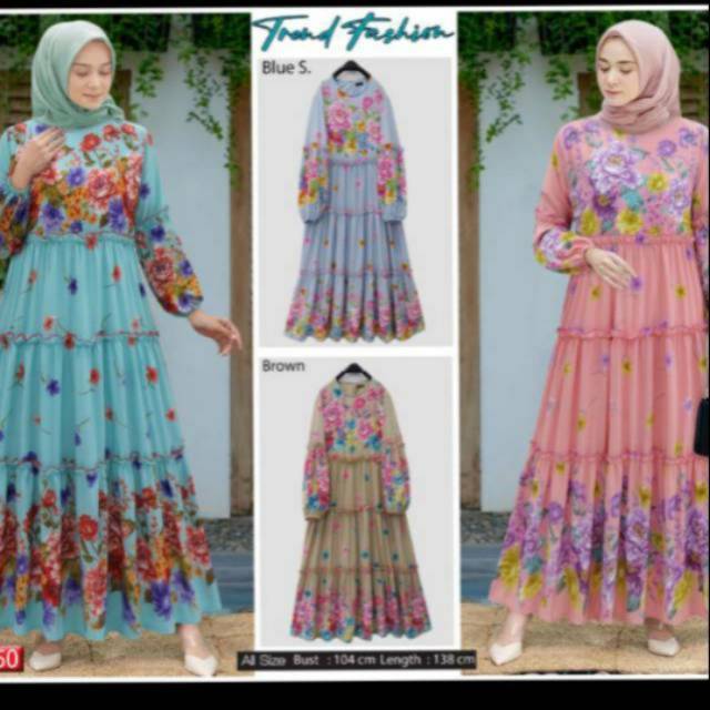 Gamis bunga extu