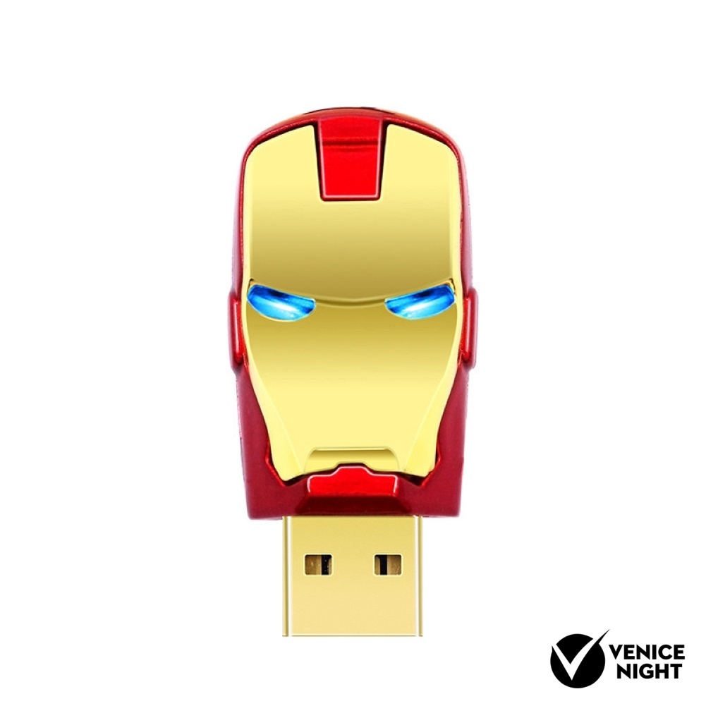 (SF) Flashdisk USB 2.0 512GB 1TB 2TB Bentuk Iron Man