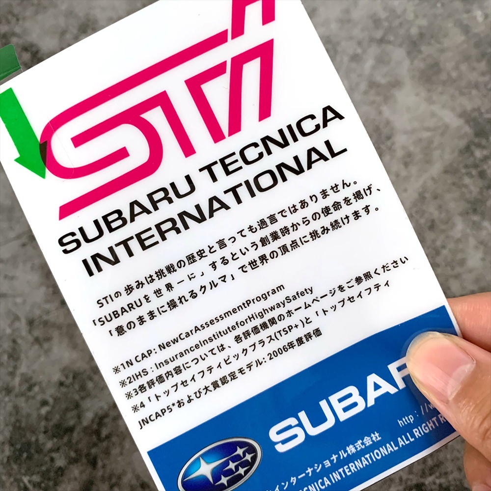 Sticker Dekorasi Kaca Depan Mobil Motif Tulisan Subaru Untuk Suabru XV Legacy Forester Impreza WRX STI