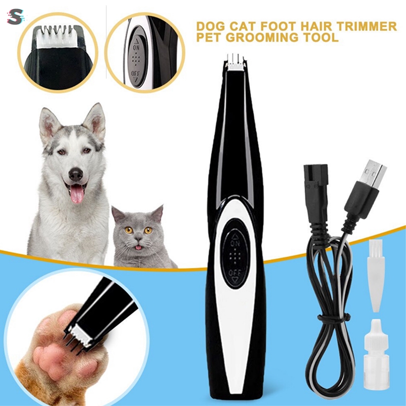 Alat Cukur Bulu Kaki Elektrik Tidak Berisik Untuk Anjing/Kucing 