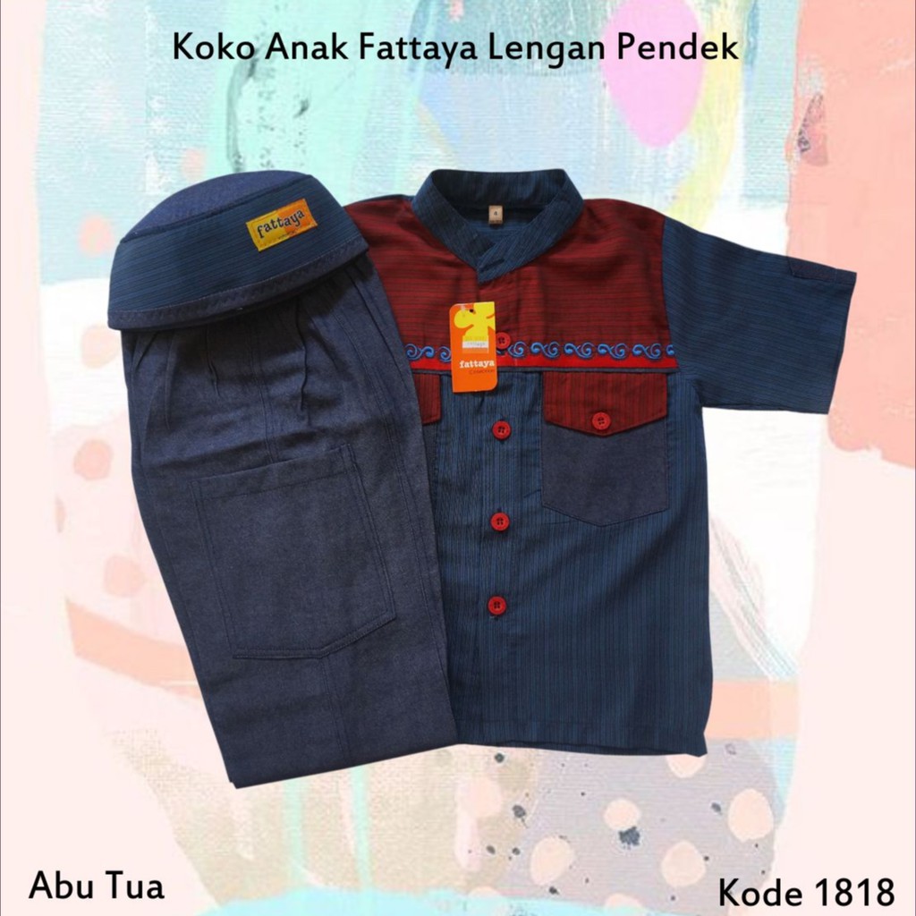BAJU KOKO ANAK FATTAYA COLLECTION INDONESIA KODE 1818