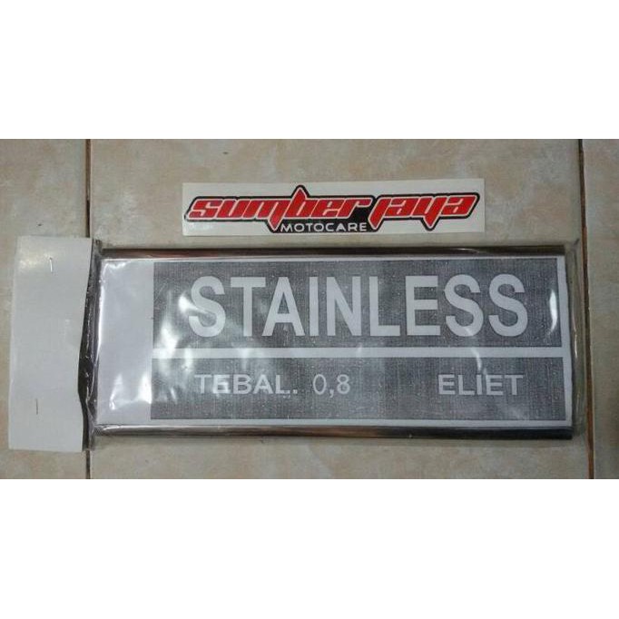 Cover Plat Nomor Stainless Motor