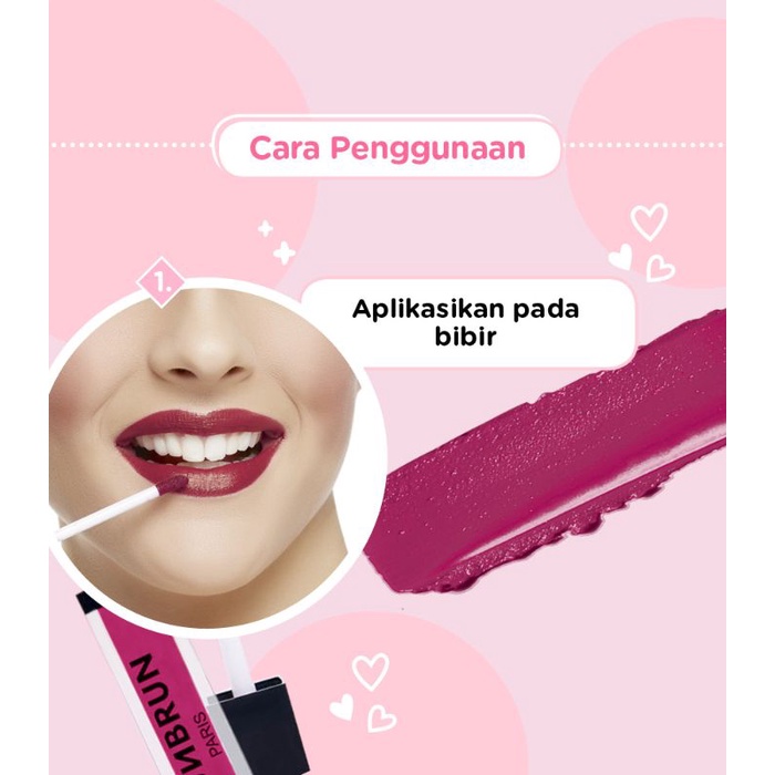 Brunbrun Sophie Martin Paris Lipstik melted matte lip color Forklore