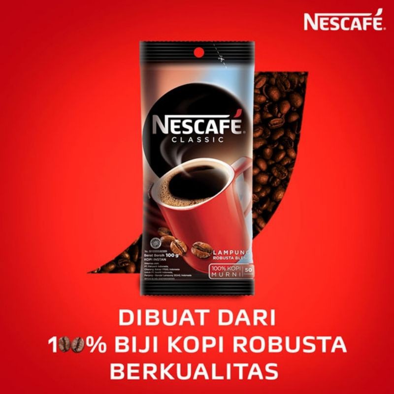 

Nescafe Classic Kopi Robusta 100gr