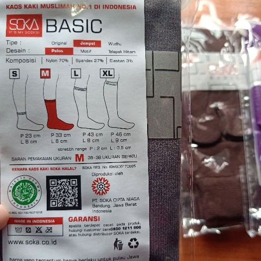 Kazarasock - Kaos Kaki Jempol Soka Harga Grosir Isi 6pcs