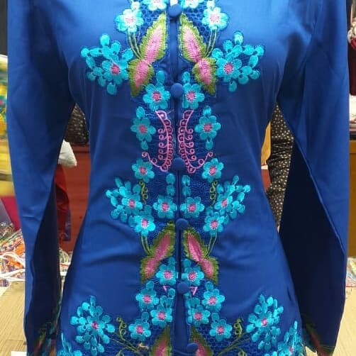 KEBAYA ENCIM MODERN MOTIF BUNGA2