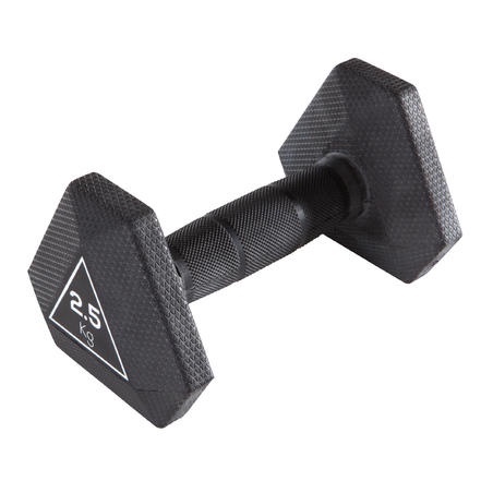 DOMYOS - HEXAGONAL 2.5KG DUMBELL / DUMBELL / BARBELL