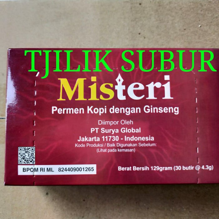 MISTERI CANDY ISI 30 PCS | PERMEN KOPI MISTERI SEJENIS HAMER