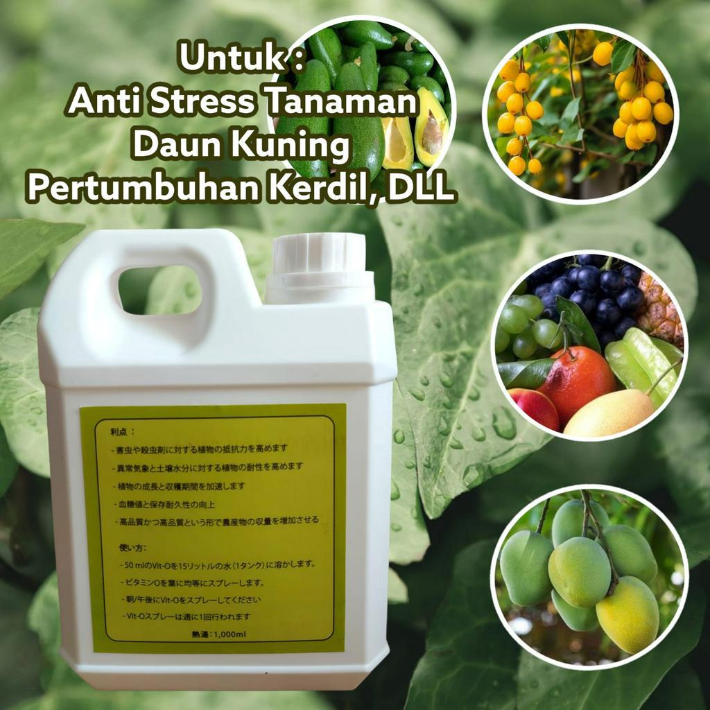 Pupuk Vit O Bahan Organik Plant Nutrition 1 Liter Untuk Semua Jenis Tanaman