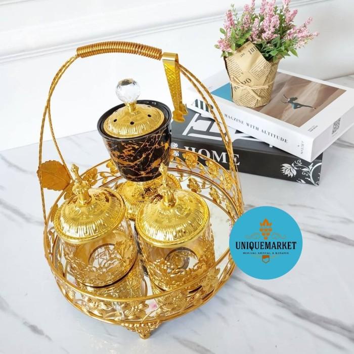 Nampan Toples Set Dengan Nampan Model Turki/ Pajangan Model Turki