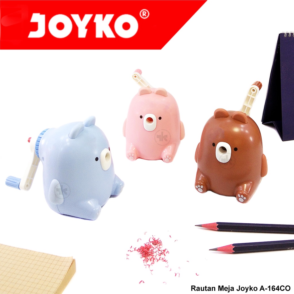 

Joyko Rautan Meja Fancy Beruang Duduk A-164CO (Coklat, Pink, Biru)