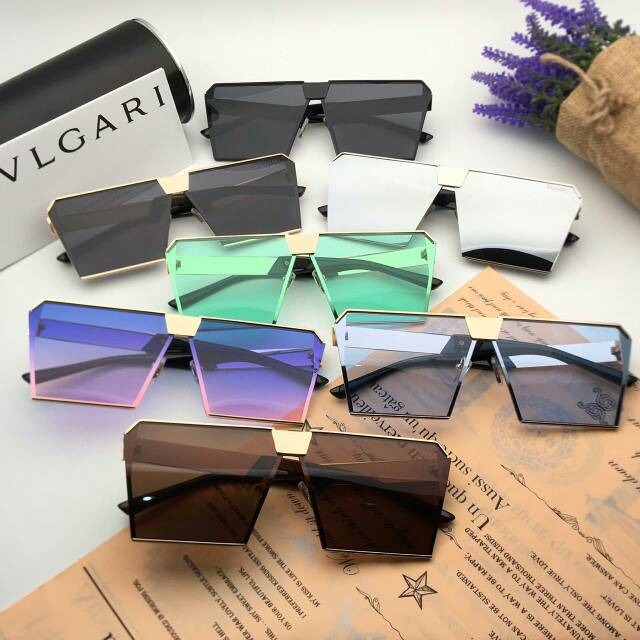 KACAMATA WANITA/  SUNGLASS BULGARI FLAT 8248 SUPER FULLSET