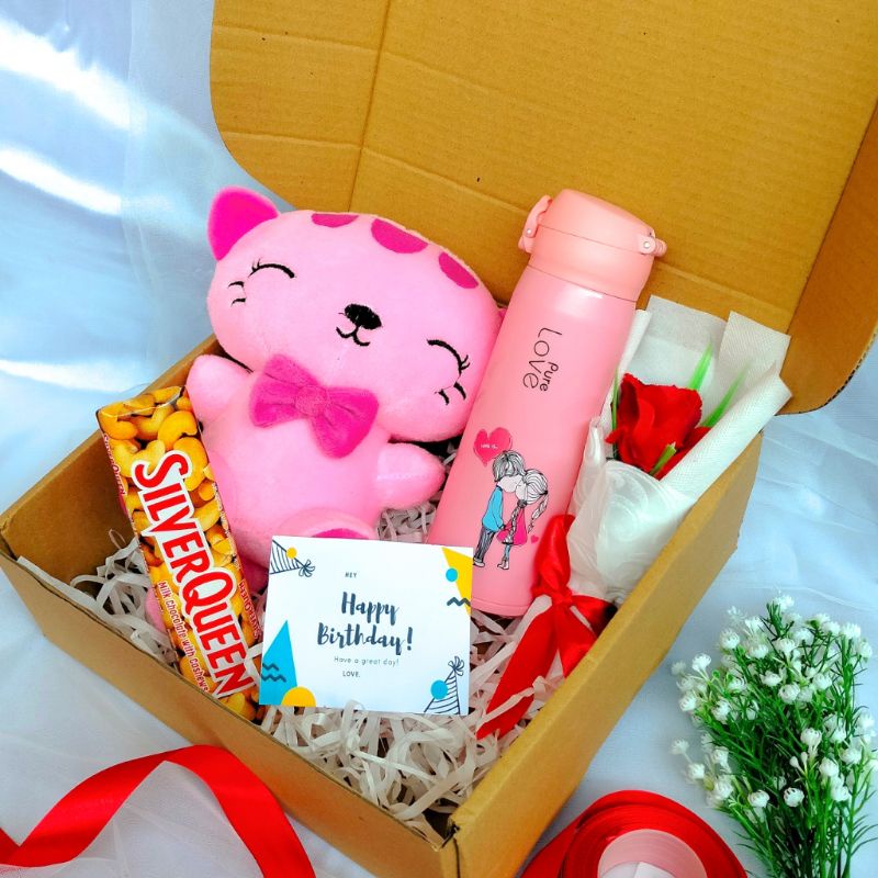 HAMPERS BOX BONEKA MIX LUCU/ GIFT BOX KADO WISUDA BIRTHDAY MURAH / KADO PERNIKAHAN TERMURAH TERLARIS