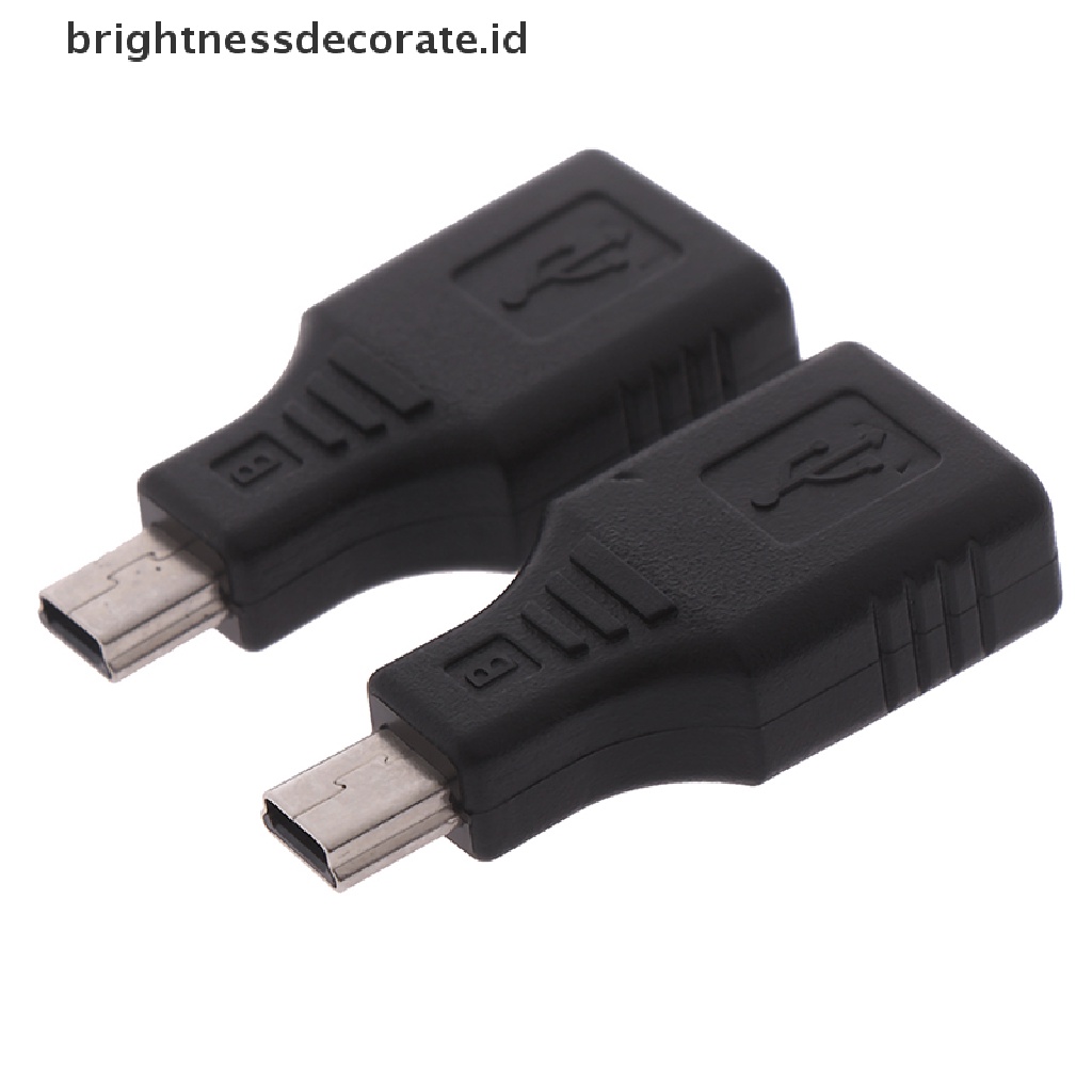 Adapter Konverter Konektor otg usb 2.0 female Ke mini usb male plug