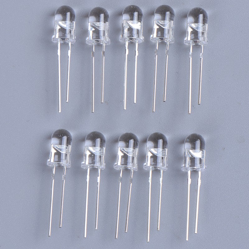 100pcs 5mm LED Assorted Kit White Green Red Blue Yellow Light Emitting Diode