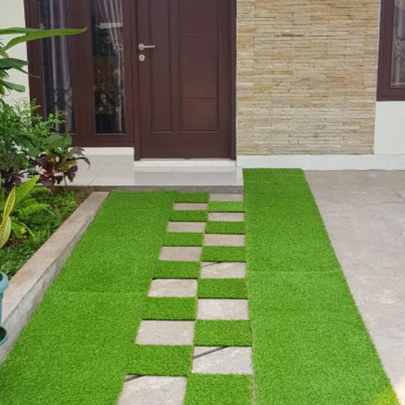 MURAH Rumput Sintetis Jepang Hijau Tinggi 2cm 2 5cm MURAH Rumput Sintetis Jepang Hijau Tinggi 2cm 2 5cm