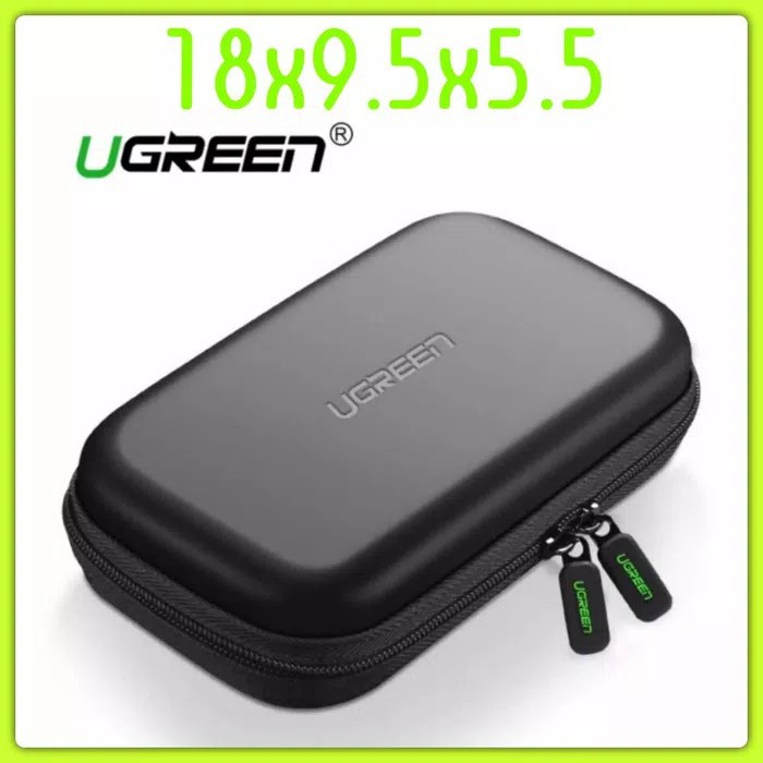 UGREEN HARD CASE EVA FOR HDD SSD POWERBANK EARPHONE HARD DRIVE