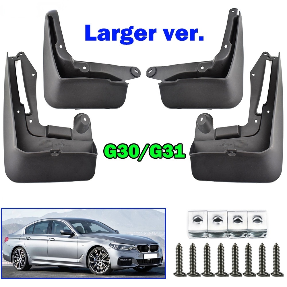 1 Set Mud Flap Pelindung Splash Untuk BMW 5 Series G30 G31 Sedan Touring 2017-2019 2020