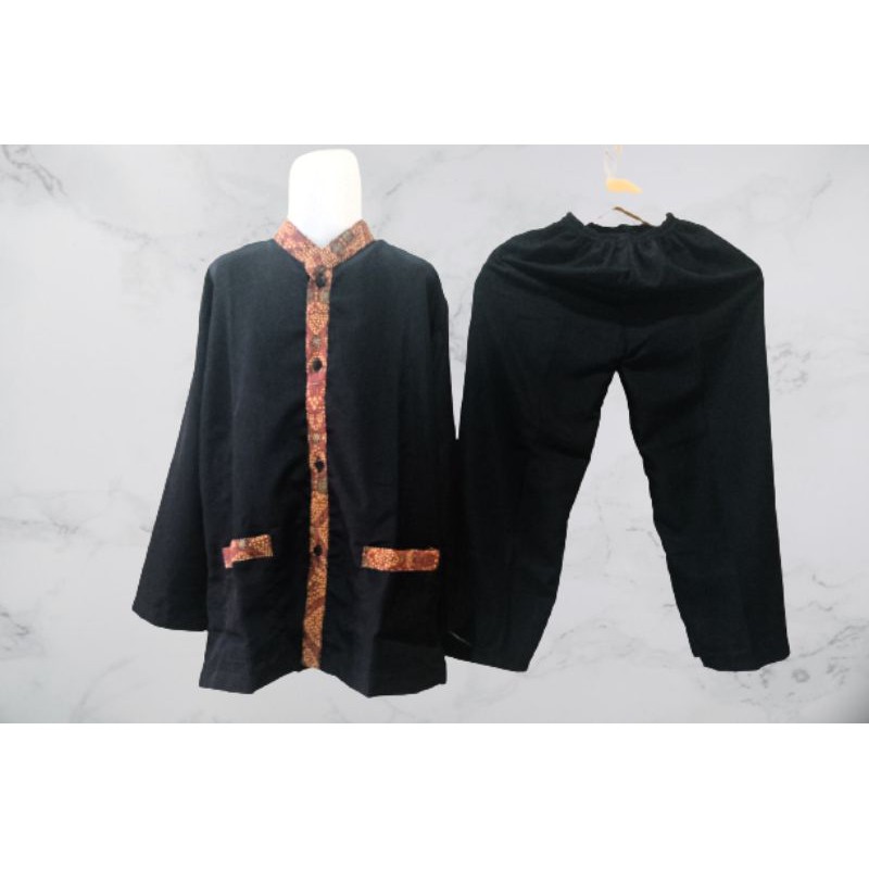 Baju Pangsi Anak Baju Adat Muslim Setelan Komprang