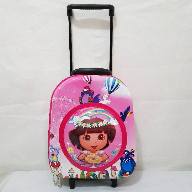 (RK)Tas Troli Mini Anak Perempuan TK PG PAUD 6D