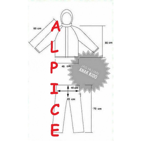 Jas Hujan Anak Jaket Celana Kido Indoplast Jas Hujan Anak Jaket Celana Murah