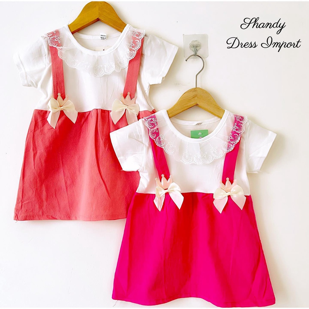 SIMPLE MEOW / LUCKY CAT / PEACHY / PRINCESS SWAN SLEEPING BEAUTY MIKADO POLKIA SHANDY DRESS Baju Dress Bunga Bandana Sepatu Pergi Lucu Fashion Anak Bayi Perempuan Cewek Import