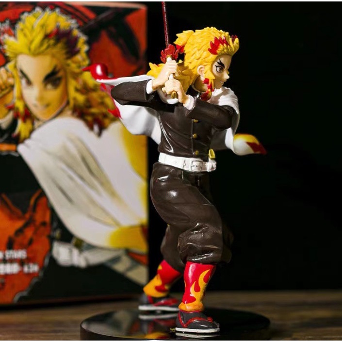 Anime Action Figure Demon Slayer Kimetsu No Yaiba Rengoku Fire Hashira