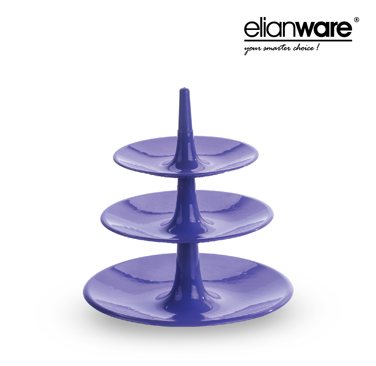 ELIANWARE Cup Cake Stand, Muffin Cake Stand, Round Shape, 3 Tier / 3 Tingkat