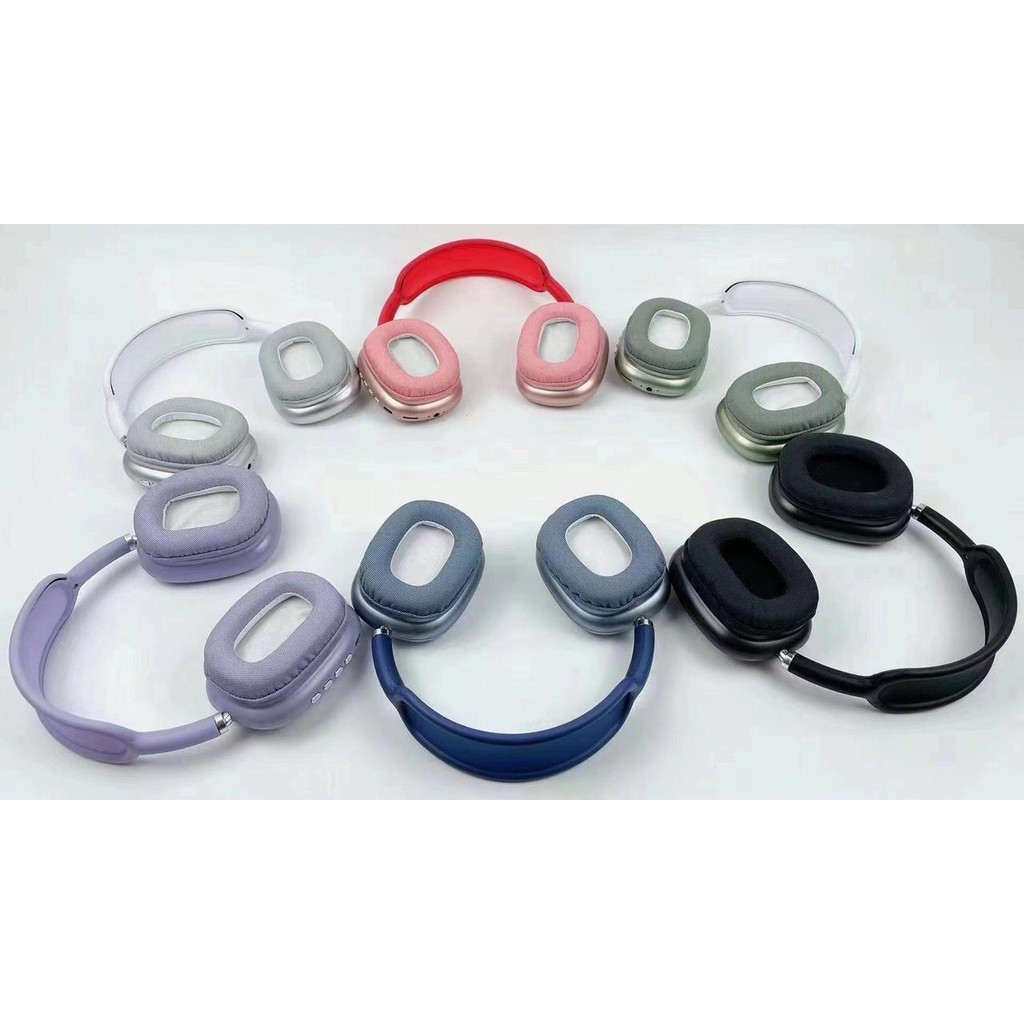 Headset Bluetooth Bando Air Max Kwalitas Ori Super Clone 1 : 1 / Macaron Headphones P9