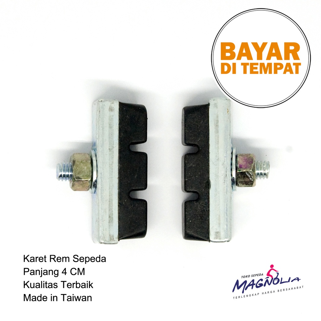 Kampas Karet Rem U Brake Sepeda Sepedah BMX MTB CTB Mini Jengki