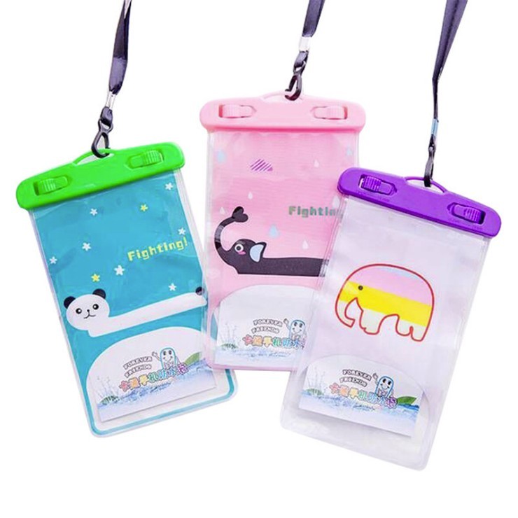 Case Waterproof HP KARTUN Pelindung HP / Pelindung HP Anti Air Waterproof Case Karakter