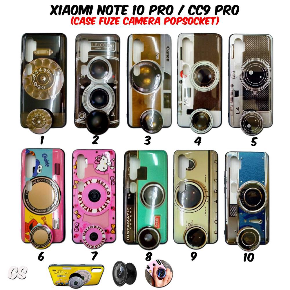 PROMO CUCI GUDANG Casing XIAOMI NOTE 10 PRO / CC9 PRO Case Fuze Casing Camera FREE Popsocket Karakter Lucu